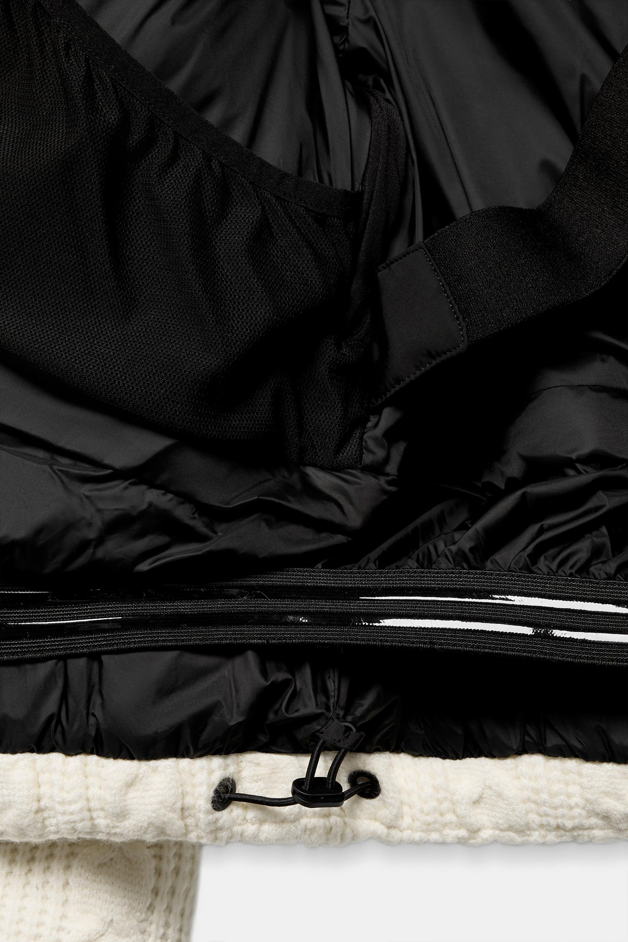 SHEARLING PUFFER JACKET HEIQ XREFLEX™ RECCO® TECHNOLOGY SKI COLLECTION